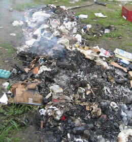 Reeves Garbage Burn