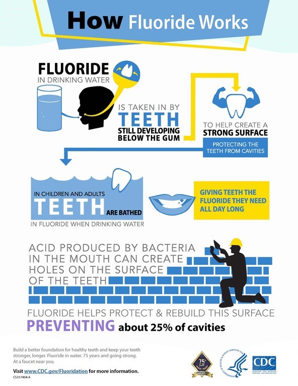 description of how fluoride works