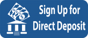 Button with link to sign up for direct deposit