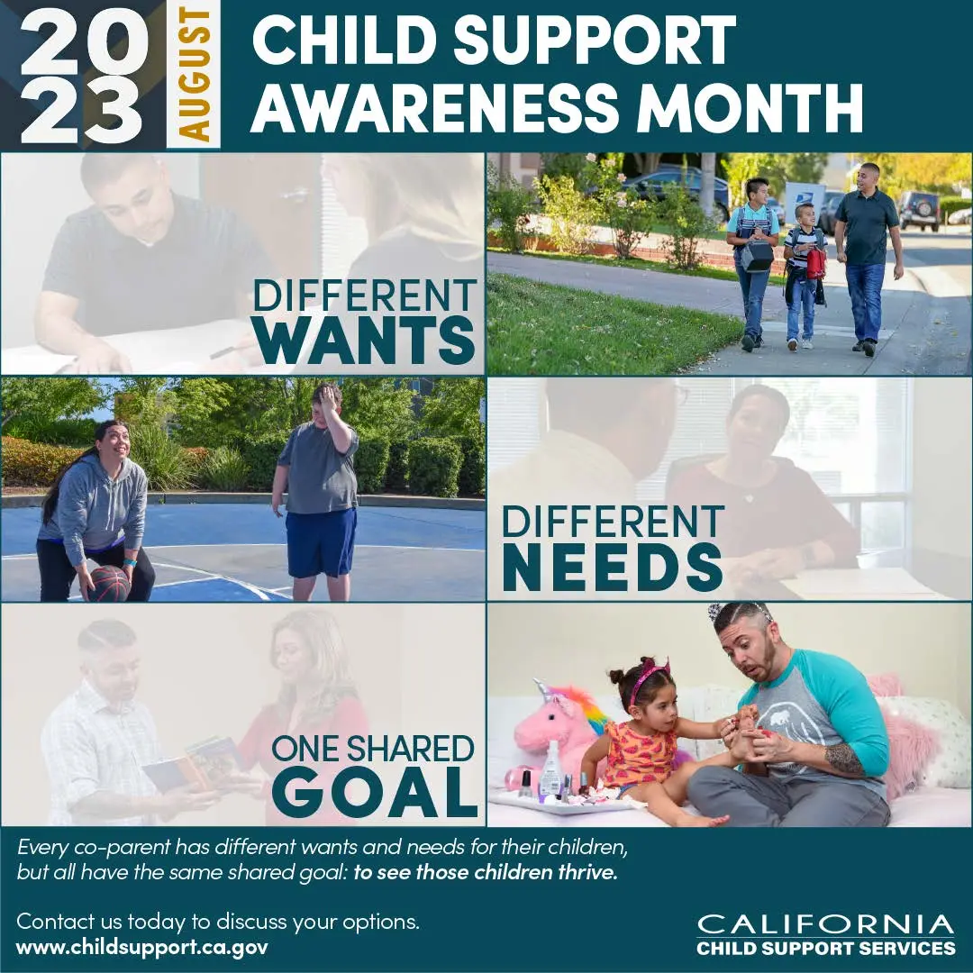 English Child Support Awareness Month Announcement 2023