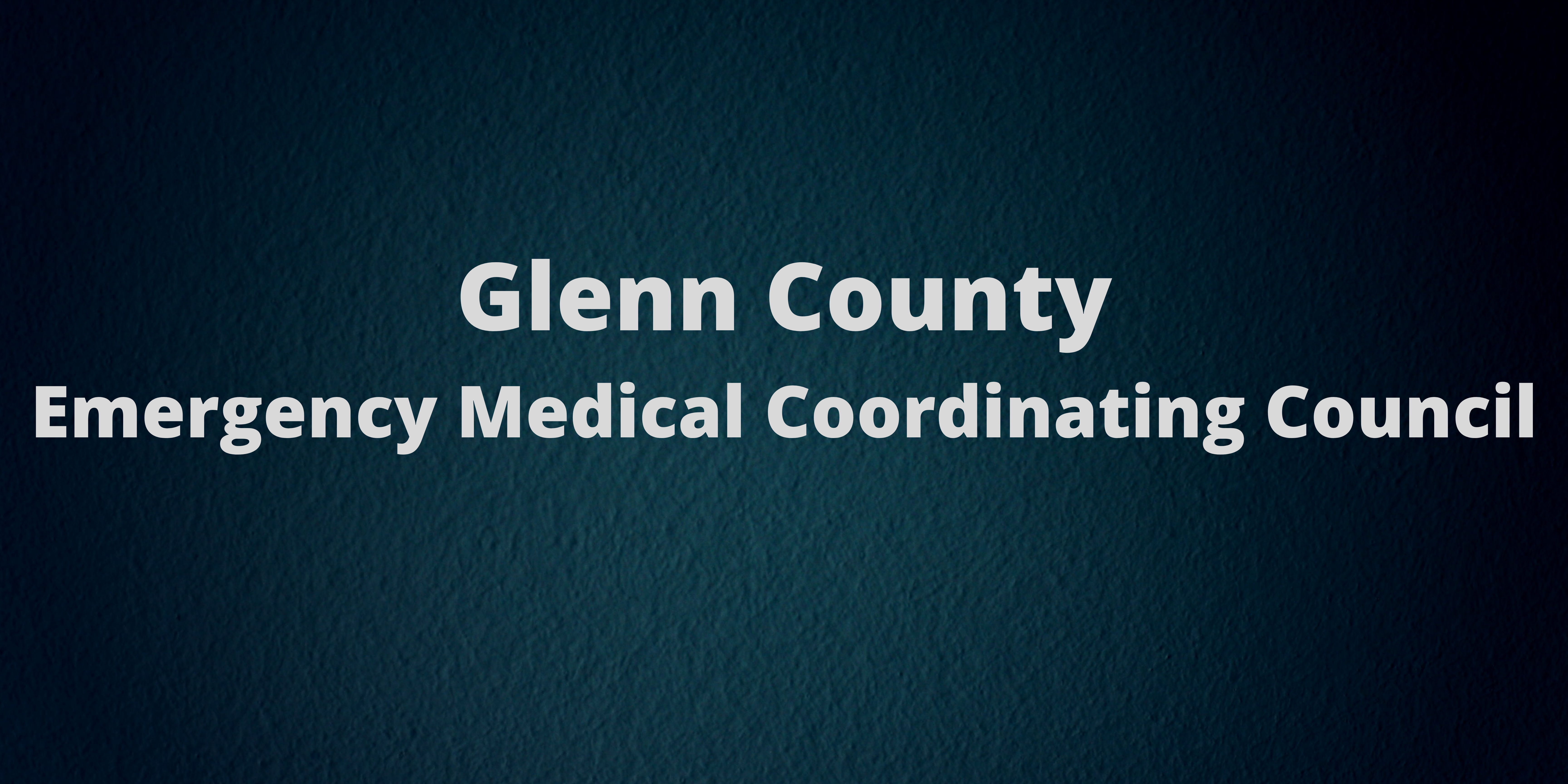 Glenn County EMCC 