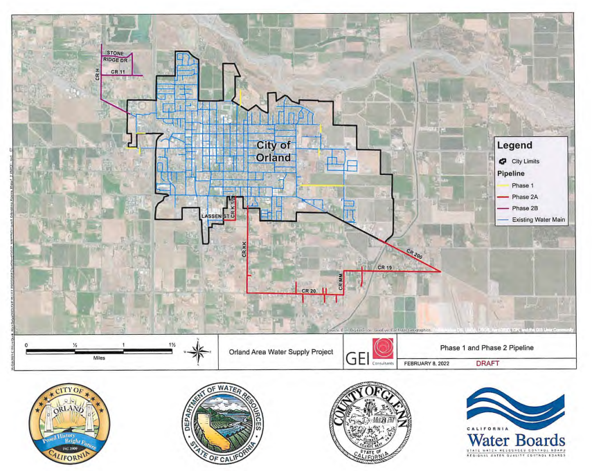 City of Orland Proposed water system expansion 2-9-22