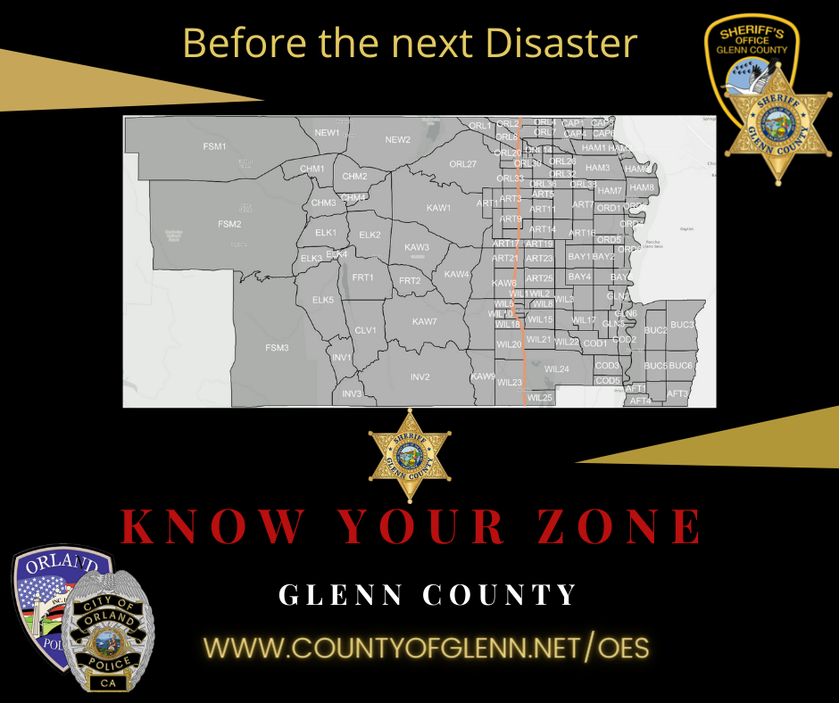 Know Your Zone Glenn County Icon