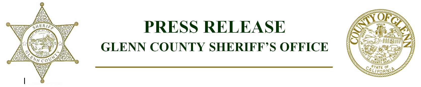 County of Glenn Sherrif department logo